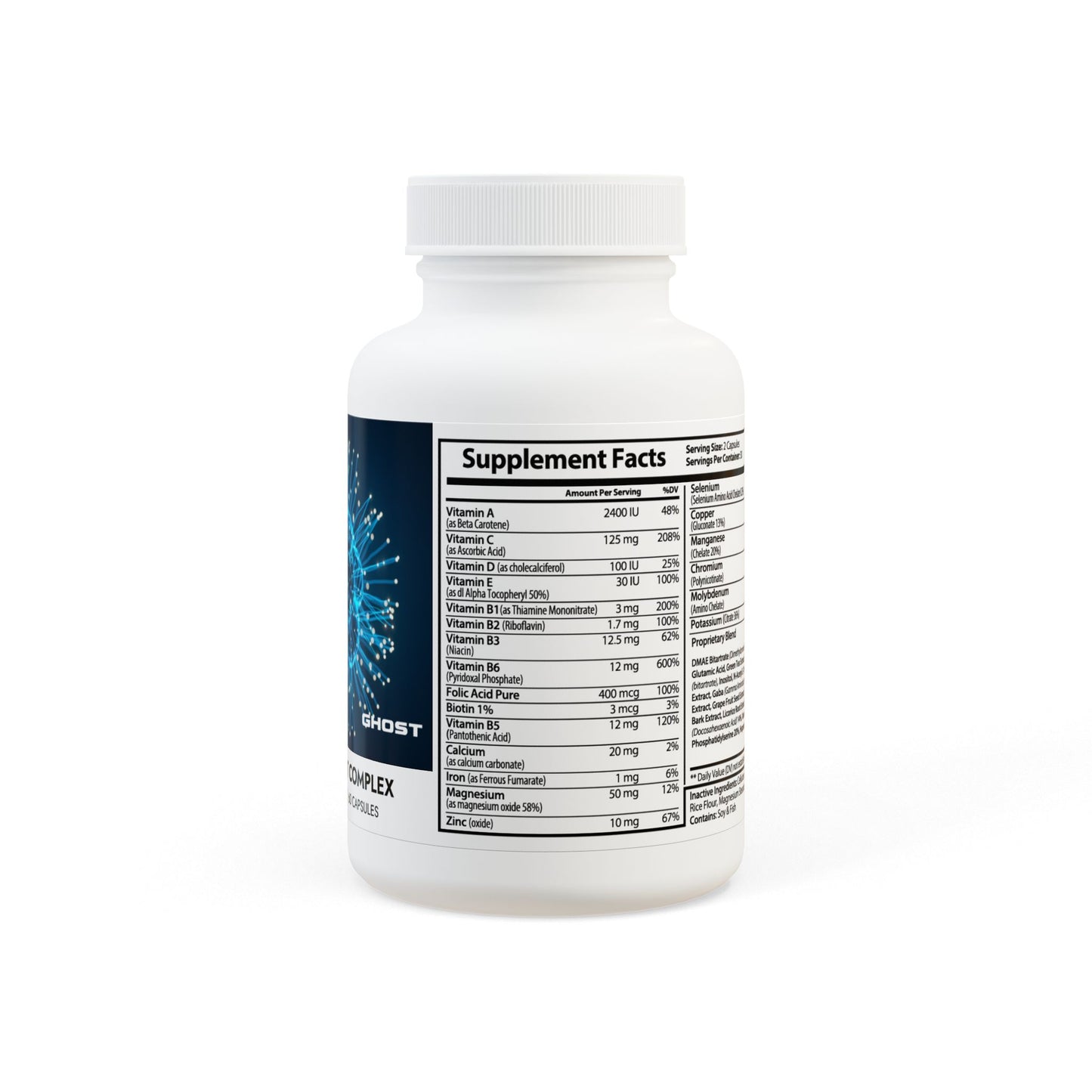 Ghost Brain Support Complex Supplement (60 Capsules)