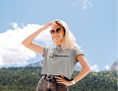 Ghost x Champion Women's Cropped Tee