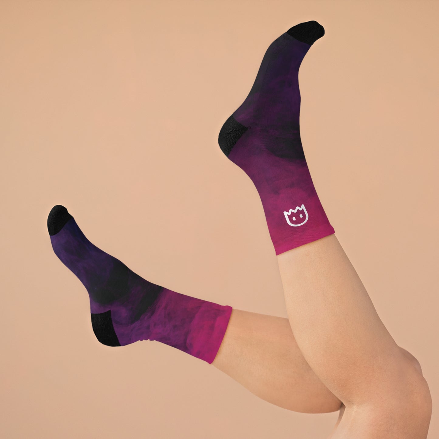 Ghost Socks - Pink Smoke